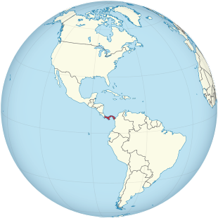 Panama_on_the_globe