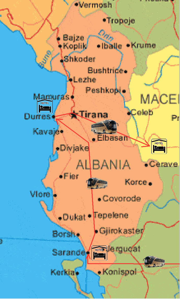MapAlbanien MapAlbanien