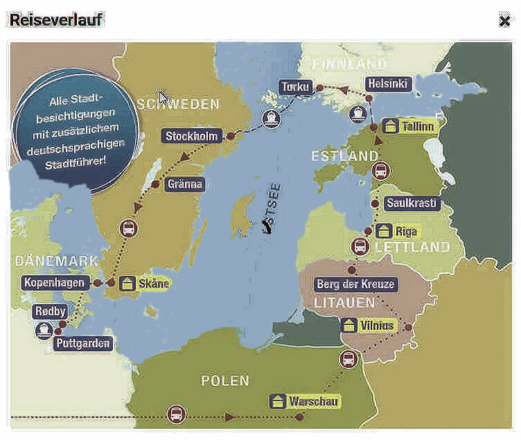 Reiseverlauf Reiseverlauf