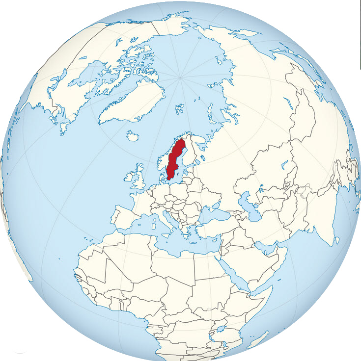 Sweden-on-the-globe Sweden-on-the-globe
