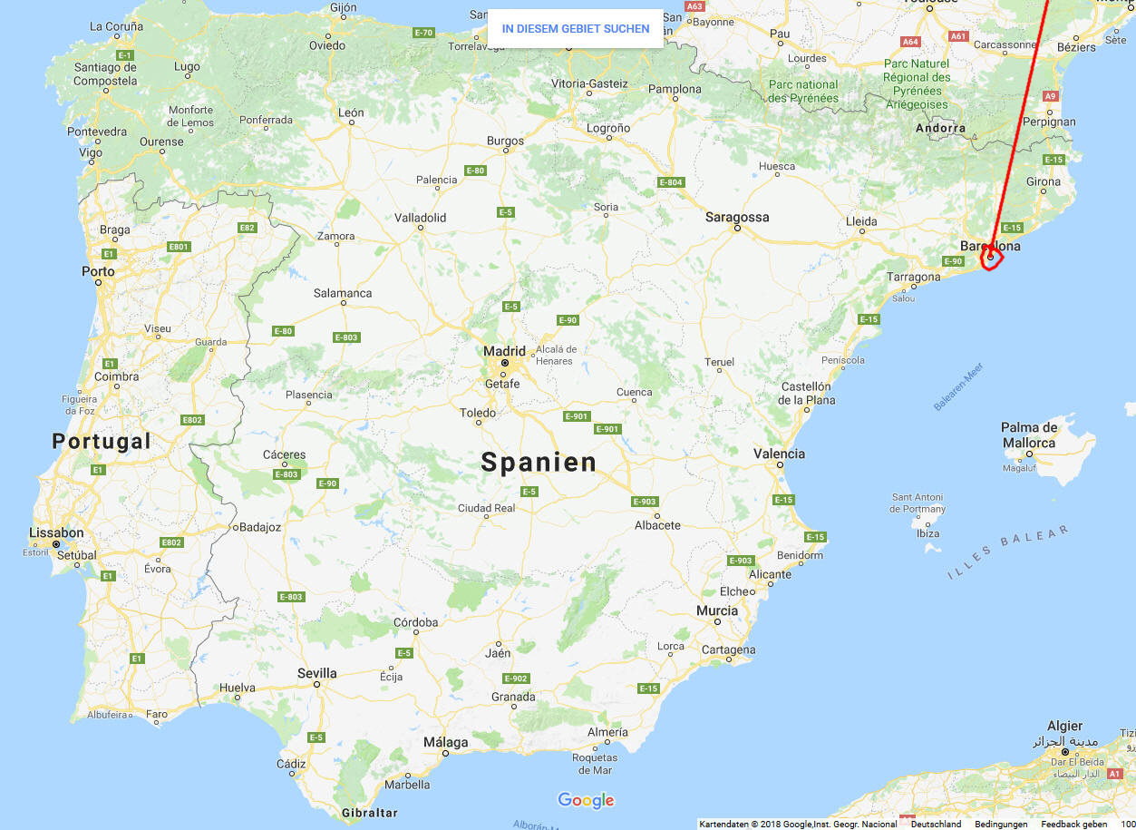 SpanienMap