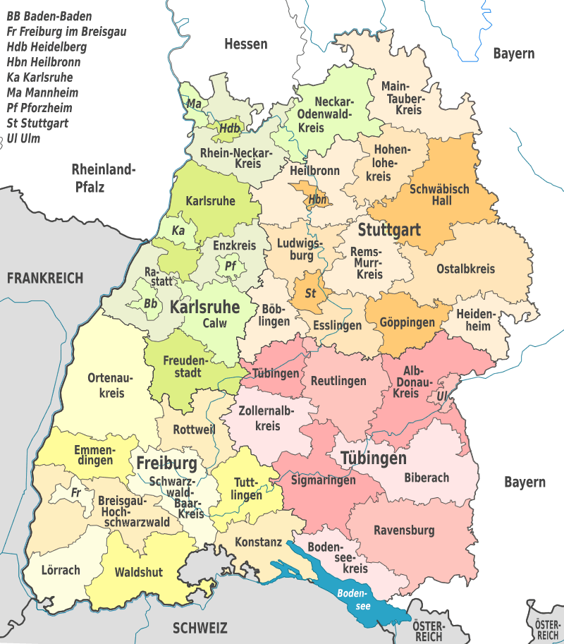 kreise-baden-wuerttemberg